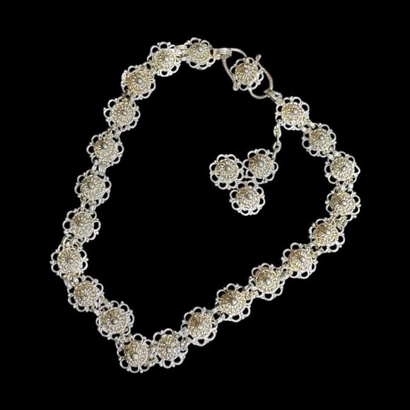 Cuttacki Tarkasi in Orissa Filigree Bracelet 7 inches - Picture 6 of 16